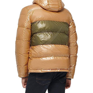 2025 Puffer Jackets Custom Style Men <b>Wool</b> Puffer Jackets Wholesale Price Long Sleeves Puffer Jackets - Product Image 2
