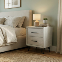 Pieds de table d'appoint modernes, table basse en bois d'hévéa, MDF, placage de chêne, meubles durables pour salon, usage intérieur domestique, vente en gros OEM ODM