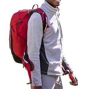 Veste de streetwear d'extérieur en micropolaire pour hommes fermeture éclair complète respirante polaire logo imperméable chaud hiver fermeture éclair de grande taille - Product Image 5