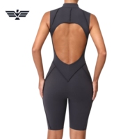 Nuevo Mono Deportivo Ligero de Secado Rápido con Sensación de Segunda Piel, de Una Pieza, con Tirantes Ajustables, para Fitness y Yoga, con Espalda Cruzada
