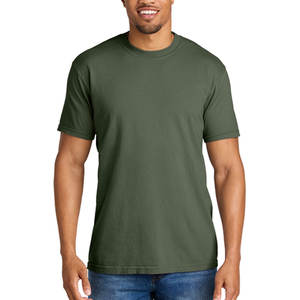 Ropa de verano superventas, gran oferta, camisetas de etiqueta privada personalizadas de alta calidad para hombre, camiseta de manga corta en blanco con cuello simulado para hombre - Product Image 3