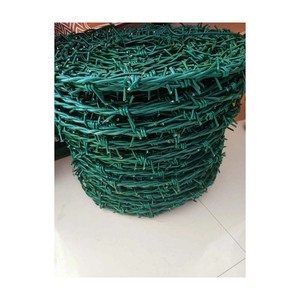 Alambre de púas recubierto de PVC de bajo precio disponible para granjas y seguridad perimetral - Product Image 3