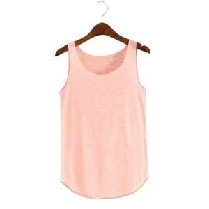 2024 débardeur en coton pour femmes 240 gsm respirant col rond personnalisé débardeur à la mode - Product Image 3