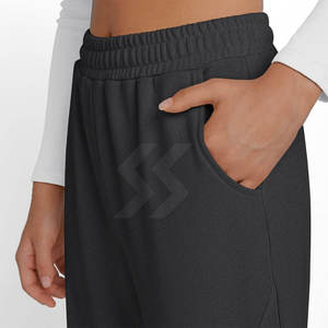 Dernier modèle OEM Service Pantalon de survêtement évasé pour femme Pantalon de survêtement évasé confortable et écologique pour femme - Product Image 5