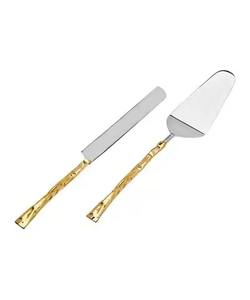 Juego de 2 Piezas para Servir Pastel, Diseño Antiguo, Juego de Cubiertos, Cuchillo y Espátula para Postre - Product Image 4