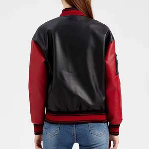 Venta caliente Primavera Otoño Sexy Chaqueta de cuero Mujer Chaqueta de cuero de lujo de las mujeres - Product Image 2