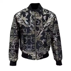 Chaquetas de bombardero de satén con estampado 3D de diseño bordado personalizado chaquetas de satén para hombres y mujeres en SAMMY WEARS - Product Image 2