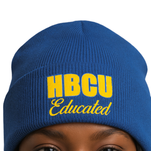 Chapeau beanie bleu SGRho pour les étudiants des HBCU, casquette en acrylique Sigma Gamma Rho, broderie en chenille, sororité grecque Divine Nine, couvre-chef - Product Image 4