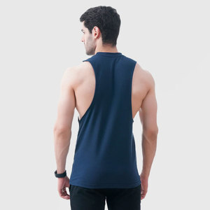 Sports polyester Men Muscle <b>Singlet</b> Sleeveless Travel Vest Gym men's Tank Top Bodybuilding Fitness <b>Running</b> Custom Logo Tank Top - Product Image 5