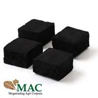 3% Humidité maximale Naturel Noir Écologique Briquette Forme Indonésie Énergie Nouveau Produit Sans Fumée Charbon De Coco