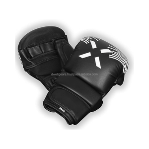 Professional MMA Gloves Made of PU Leather Half Finger Hook & Loop Closure Unisex for MMA Boxing Training Custom <b>Shooting</b> Gloves - Product Image 5