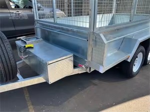 Haute qualité 8 roues ferme remorque à benne basculante 10 tonnes capacité simple-tracteur actionné nouvelle condition Agriculture essieu moteur pneu noyau - Product Image 2