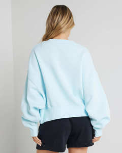 Sweat à col rond pour femmes à la mode pull en pur coton pour le confort de tous les jours, sweats légers pour femmes - Product Image 2