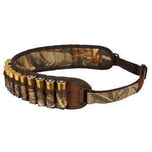 Cinturón Porta Municiones de Alta Calidad para Calibres 12 y 16, Bandolera de Camuflaje Marrón - Product Image 4