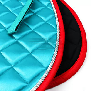 2024 nuevo diseño logotipo personalizado equipo ecuestre alta calidad cómodo caballo deporte salto doma almohadillas de poliéster - Product Image 3