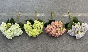 برومي زهور اصطناعية يدوية الصنع باقة حرير الكوبية 5 شوك لديكور المنزل وحفلات الزفاف أو التخرج وعيد الميلاد ZR1175 - Product Image 5