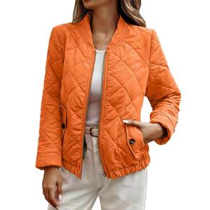 Women's Breathable Quilted Puffer <b>Jacket</b> Eco-Friendly Insulated Winter <b>Jacket</b> with Full-Zip Weather Protection - Product Image 1