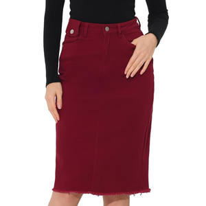 Falda Vaquera de Alta Calidad y Estilo para el Día a Día, Moderna, Casual, para Mujer, Suministro al por Mayor - Product Image 1