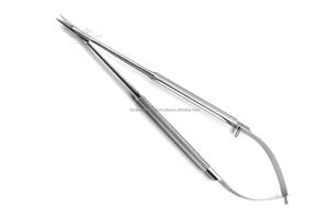 Micro tijeras, puntas rectas de 7 pulgadas (18cm) sin bloqueo, instrumento quirúrgico de precisión de acero inoxidable para disección de microcirugía - Product Image 3