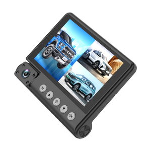 HD 3 Lens Car Black Box con pantalla táctil de 4 pulgadas WIFI Front Rear In Car Dash Cam Cámara de coche - Product Image 3