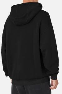 Sweat-shirt à capuche surdimensionné personnalisé pour homme, coupe droite, style streetwear, 100 % coton, hiver, logo brodé, vente en gros - Product Image 3