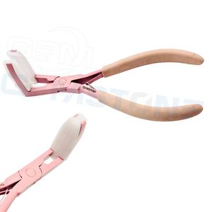 Pinzas para Extensiones de Cabello de Acero Inoxidable de 7 Pulgadas, Color Rosa, Duraderas, Reutilizables, con Logotipo Personalizado GEMSTONE ENTERPRISES, Herramienta Personalizada - Product Image 4