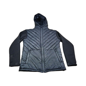 Chaqueta de Invierno Profesional de Alta Calidad para Hombre, con Capucha, Mangas de Tela de Lana, Cortavientos, Diseño de Burbujas en la Parte Delantera, Logotipo, Estilo Urbano - Product Image 1
