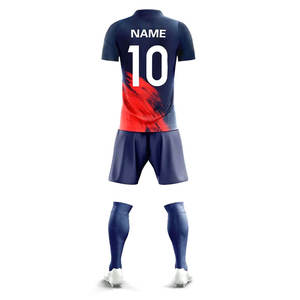 Conjuntos de ropa de fútbol de mejor diseño, nueva llegada, uniformes transpirables de secado rápido, conjuntos de ropa de fútbol OEM cómodos - Product Image 3