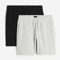 Shorts de sport respirants en molleton 100 % coton pour hommes, avec logo personnalisé, style urbain, couleur unie, décontractés, pour l'entraînement, athlétiques, taille élastique