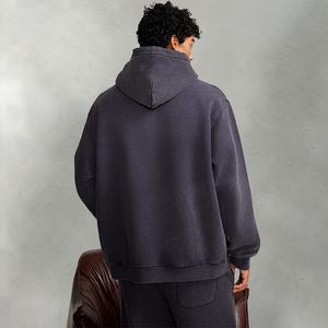 High Quality Custom Wash Hoodie 100%Cotton Heavyweight <b>Drop</b> Shoulder Double Retro <b>Acid</b> Wash Hoodies - Product Image 2