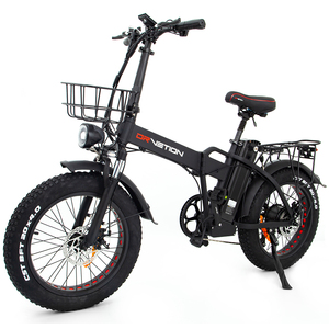 DrvetionAT20 Folding Electric Bike with 48V 10AH Battery 750W MaxSpeed 45Km/h Range 80-110Km Front Fork Suspension Disc Brake - Product Image 1