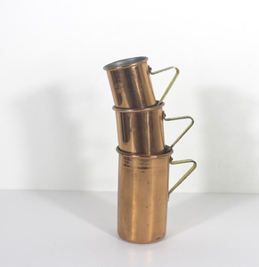 Taza medidora de arroz tradicional de latón Taza medidora de acero inoxidable Premium con cómodo - Product Image 2