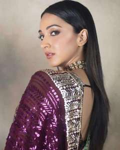 Premium Georgette with Sequence work <b>Saree</b> <b>Blouse</b> Piece Latest Indian Ethnic Wear Traditional Occasion Attire Stylish Look - Product Image 3