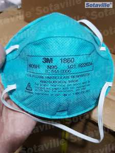 Masque respiratoire jetable 3M 1860, tissu non tissé 5 couches avec une efficacité de filtration élevée - Product Image 6