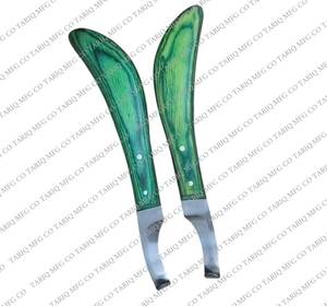 Nueva Llegada Durable Equino Hoof Knife Mano Izquierda Mano Derecha Acero Inoxidable Hoof Trimming Tool Hoof Knives por TARIQ MFG CO CE ISO - Product Image 1