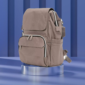 Sac à dos pratique en toile pour maman et bébé avec compartiment pratique pour sac à dos et station à langer pour le voyage - Product Image 6