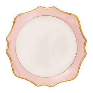 Assiette de présentation décorative pour mariage, logo personnalisé, fabrication artisanale, passe au lave-vaisselle, moderne, luxe - Product Image 2