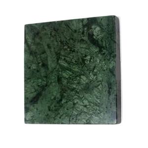 ชุดจานรองแก้วสี่เหลี่ยม4ชิ้นลายหินอ่อนสีเขียวขนาด4x4นิ้วอุปกรณ์เสริมโต๊ะทำมือระดับพรีเมียมจากผู้ผลิตอินเดียที่เชื่อถือได้จำนวนมาก - Product Image 3