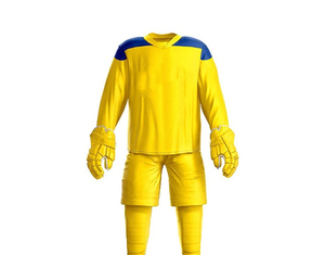 เครื่องแบบฮ็อกกี้น้ำแข็งของผู้ชายระบายอากาศได้ดีพร้อมโลโก้ตามสั่ง - Product Image 1