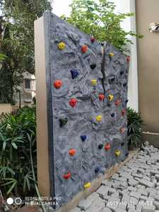 IFSC Standard Tall Fiberglass Boulder Escalade Mur Attrayant Intérieur/Extérieur Rock Playhouse pour 3 + Ans Maison Éducative - Product Image 5