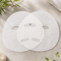 Masque facial en gel gaufré effet cristal de glace Y449, substrat en fibre végétale 33 g/m², gel magique micro-canaux, masque sec rafraîchissant