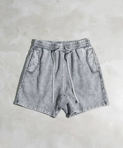 Short décontracté d'été lavé à l'acide personnalisé de haute qualité respirant imprimé OEMODM devant plat Streetwear cordon expédition DDP - Product Image 6