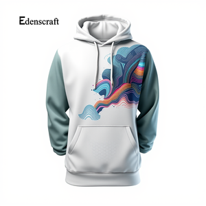 Pull à capuche imprimé personnalisable pour hommes, décontracté et écologique Streetwear, élégant, léger, chaud, hiver, sweat-shirt en coton doux - Product Image 5