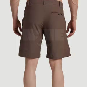 กางเกงขาสั้นผ้าชิโนสำหรับผู้ชายเสื้อผ้าออกกำลังกายลำลองผ้าฝ้าย100% ลายพื้นออกแบบโลโก้ได้ตามต้องการ - Product Image 3