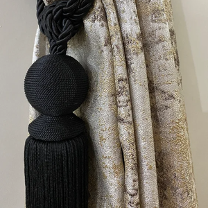 Pack of 2 <b>Curtain</b> Tie Backs Hold Back <b>Curtain</b> Hook - Ball - - Product Image 1