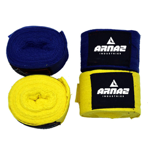 Vendas de mano de nailon de longitud personalizada de alta calidad, vendajes elásticos de bucle para pulgar con varios colores para envolturas internas de boxeo - Product Image 4