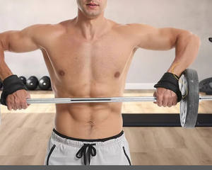 Correas de Levantamiento de Pesas de Neopreno Unisex Personalizadas, Resistentes, con Forma de 8, Logotipo Personalizado al por Mayor, Correas de Soporte para Muñeca de Gimnasio - Product Image 3