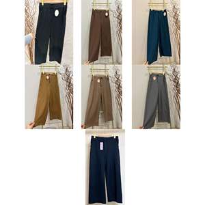 Pantalon Palazzo Formel pour Femmes Grande Taille Spandex Coton Zip Fit Jusqu'à 110Kg pour Tenue Décontractée - Product Image 2