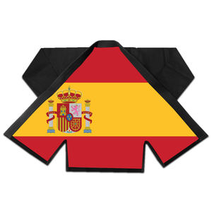 ชุดฝึกซ้อมยูนิเซ็กซ์จากสเปนสำหรับบราซิลเลียนยิวยิตสู ชุดยูนิฟอร์มศิลปะการต่อสู้ พร้อมโลโก้สั่งทำสำหรับผู้ใหญ่ - Product Image 1