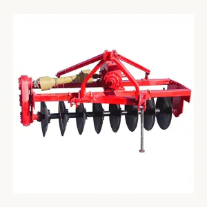 Drive disc plough tractor paddy field Japanese Vibration Cultivate Garden disc harrow for tractor 4 disc plough